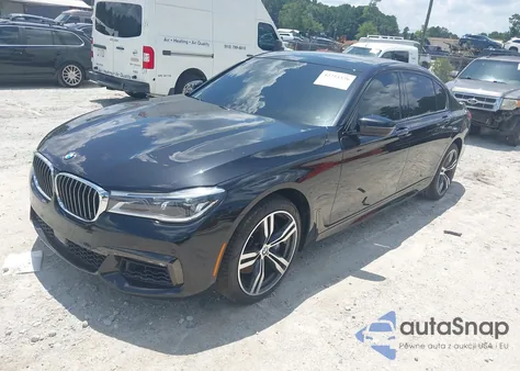 2018 BMW 750I z USA, uszkodzony, nr VIN WBA7F0C51JGM23602